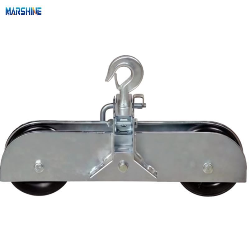 Rolki do montażu kabli ze stalową ramą typu seryjnego