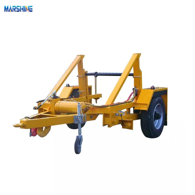 Jednoosiowa podpora hydrauliczna MAR-CD-130 Przyczepa do bębna kablowego