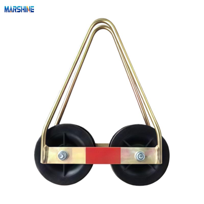 Rolka montażowa ramy ze stali ocynkowanej z dwoma płaszczami, izolowana podwieszona